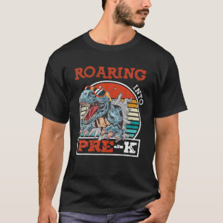T-shirt Dinosaure Dinosaure Drôle Pré-K Roulant À L'École