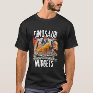 T-shirt Dinosaure Dinosaure Poulet Nugget Bootleg Hardcore
