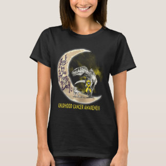 T-shirt dinosaure du cancer de l'enfance
