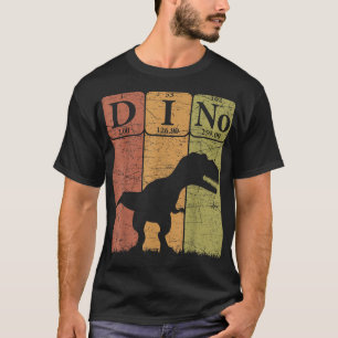 T-shirt Dinosaure Éléments de tableau périodique T Rex Din