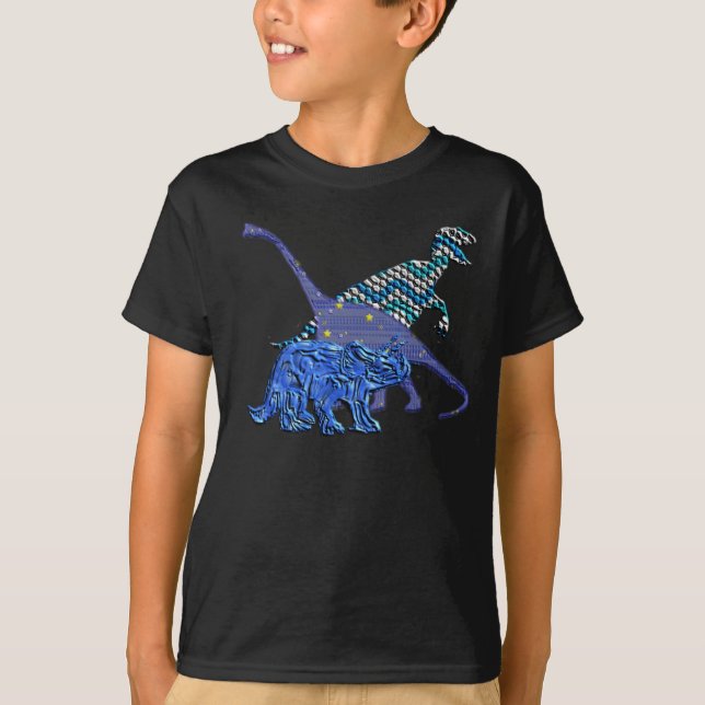 T-shirt Dinosaure Gang (Devant)