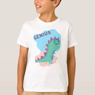 T-shirt dinosaure GENIUS