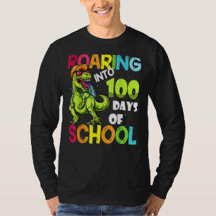T-shirt Dinosaure Gravement Dans 100 Jours De Vêtements Sc