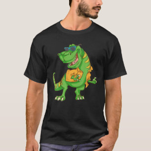T-shirt Dinosaure hawaïen cool Funny Beach Summer Vacati