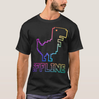 T-shirt Dinosaure hors ligne1
