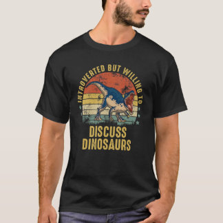 T-shirt Dinosaure introduit vintage 8