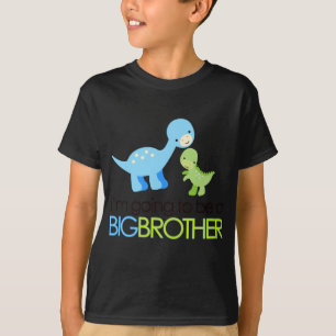 T-shirt Dinosaure je vais être un frère