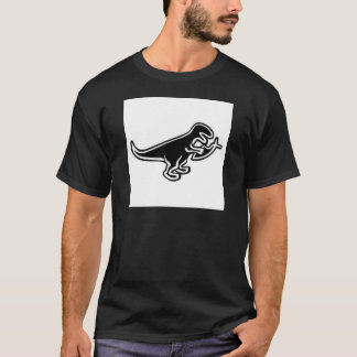 T-shirt Dinosaure mangeant des poissons de Jésus