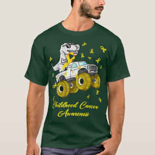 T-shirt Dinosaure Monster Camion de sensibilisation au can