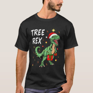 T-shirt dinosaure Noël pyjamas Arbre Rex Hommes Garçons En