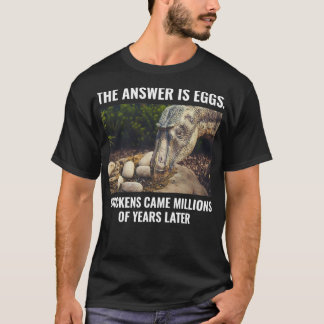 T-shirt Dinosaure Oeuf De Poulet Drôle Dit 1