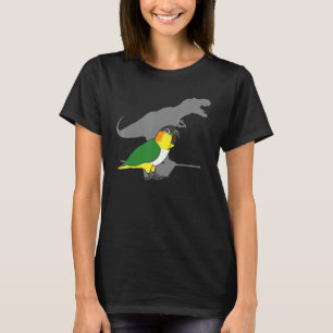 T-shirt Dinosaure Perroquet, Mèmes d'oiseaux, Cca à tête n