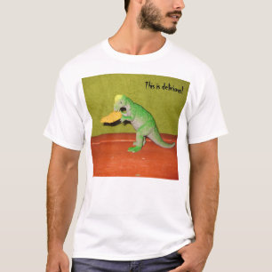 T-shirt Dinosaure préhistorique mangeant le tee - shirt d
