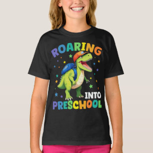 T-shirt Dinosaure Préscolaire Gratuit T Rex Retour À L'Éco