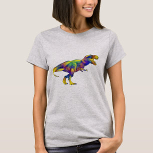 T-shirt Dinosaure psychedelic Trippy Funny Funky T Rex Roa