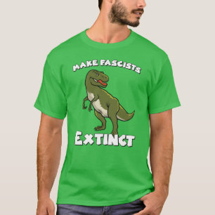 T-shirt Dinosaure rétro mignon - Faire disparaître les fas