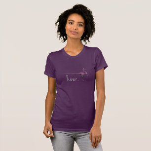 T-shirt Dinosaure rose mignon de Rawr