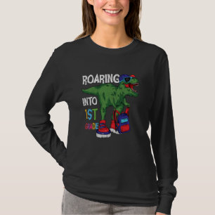 T-shirt Dinosaure rugissant en 1re année Cadeau de rentrée