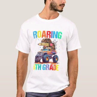 T-shirt Dinosaure rugissant en 6e année