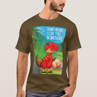 T-SHIRT DINOSAURE T-REX 