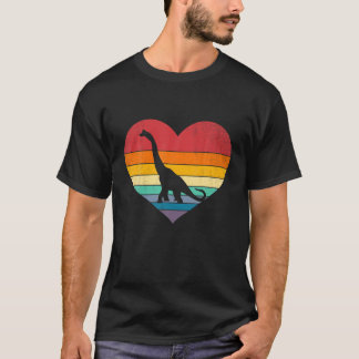 T-shirt Dinosaure vintage Valentines Jour Enfants T Rex Lo