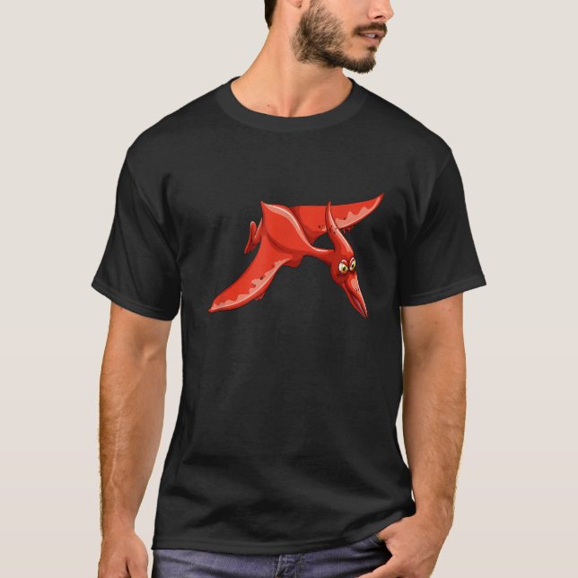 T-shirt Dinosaure volant de Ptérodactyle (Devant)