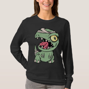 T-shirt Dinosaure Zombie Rex pour garçons Mummy Halloween