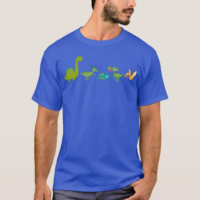 T-shirt Dinosaures amies fille (Devant)