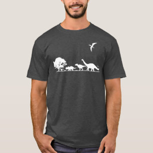 T-shirt Dinosaures Dinosaure Préhistorique Enfants Ou Adul