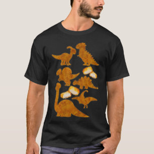 T-shirt Dinosaures Nug Life Dino Funny Chicken Nuggets