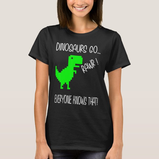 T-shirt Dinosaures Rawr (Devant)