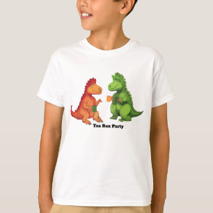 T-shirt Dinosaures T-Rex Tea Rex Party Funny Wordplay
