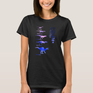 T-shirt Dinosaures Théropodes Version Galaxie