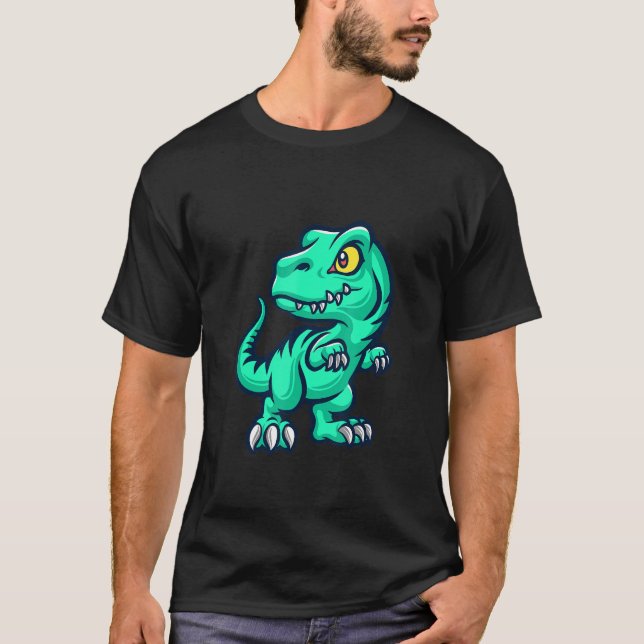 T-shirt Dinosaurs rex Kids Fun Tyrannosaurus (Devant)
