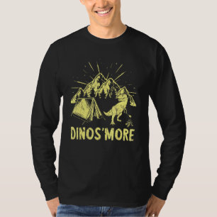 T-shirt Dinosmore Camping Dinosaur Camp Smore Dino Campfir