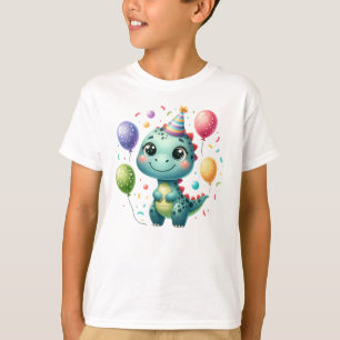T-shirt Dinosur d'anniversaire mignon