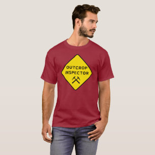 T-shirt d'inspecteur d'affleurement