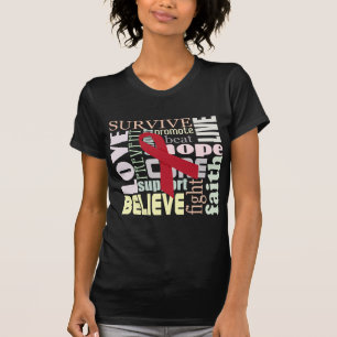 T-shirt d'inspiration de collage de mot pour la