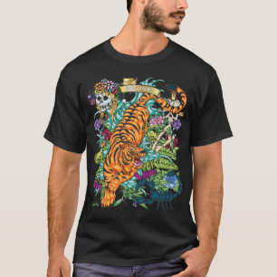 T-shirt d'instantané du tatouage 83-TIGER