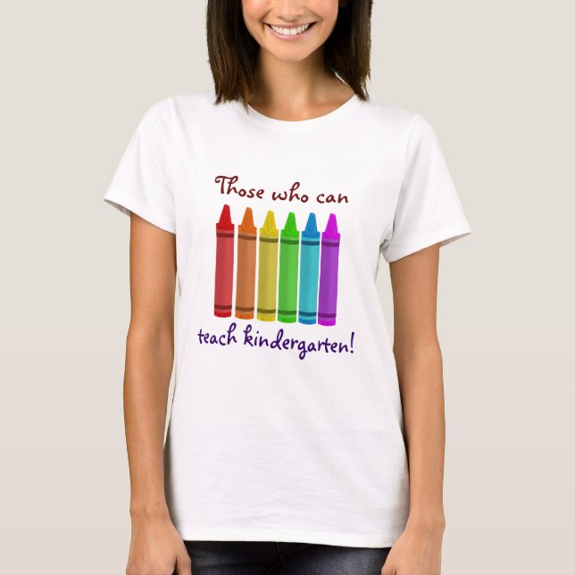 T-shirt d'institutrice gardienne (Devant)