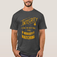 T-shirt d'intégrité