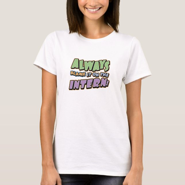 T-shirt d'interne de blâme (Devant)