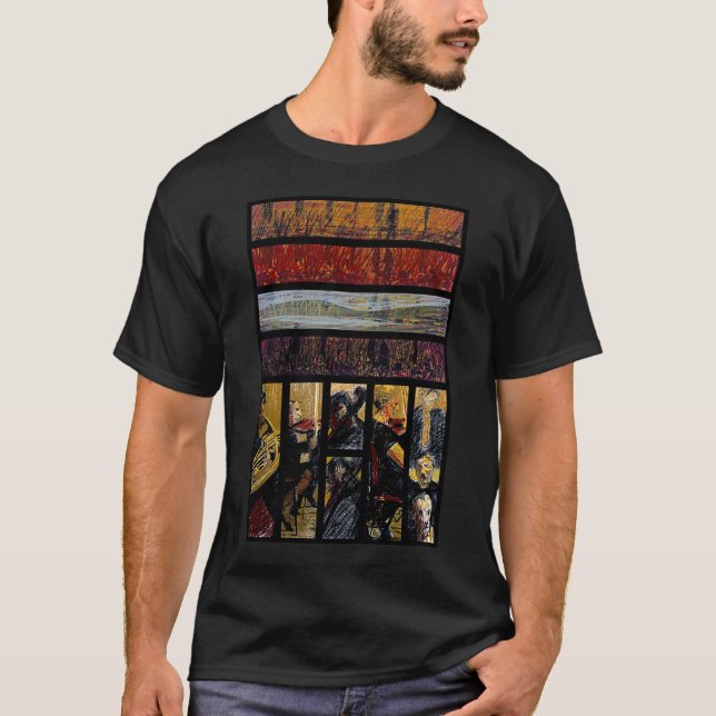 T-shirt d'interprétation d'orchestre symphonique (Devant)