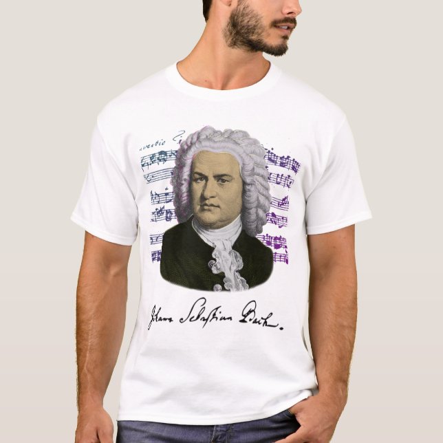 T-shirt d'invention de Bach (Devant)