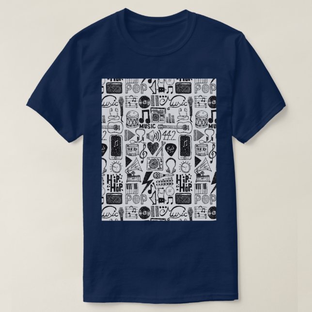 T-shirt Diodles de musique Graphique 1 (Design devant)