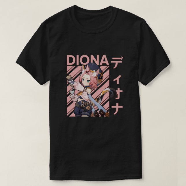 T-shirt Diona Genshin Impact Classic (Design devant)