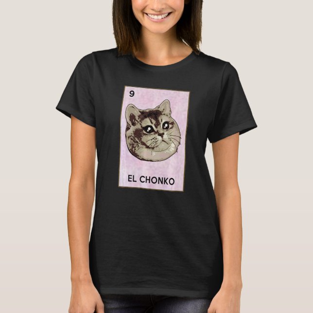 T-shirt Dios Mio Oh Lord Chonk El Chonko Mexican Cat Meme  (Devant)