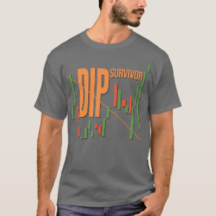 T-shirt Dip Survivor Funny Day Trader marché stock