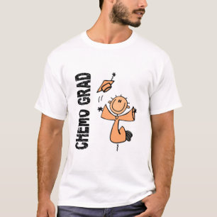 T-shirt DIPLÔMÉ 1 (Cancer utérin) de CHIMIO de pêche