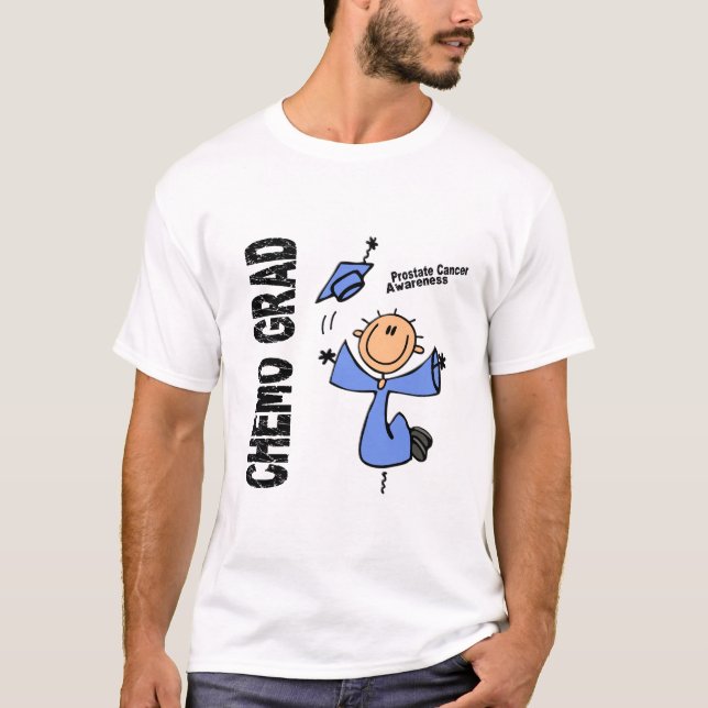 T-shirt DIPLÔMÉ 1 de CHIMIO de cancer de la prostate (Devant)